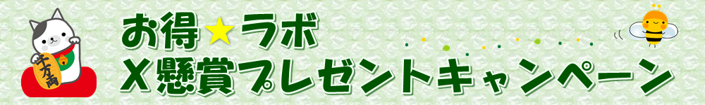 X懸賞プレゼントキャンペーン|お得ラボ